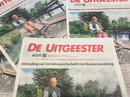 Nieuw project: hoofdredactie Uitgeester